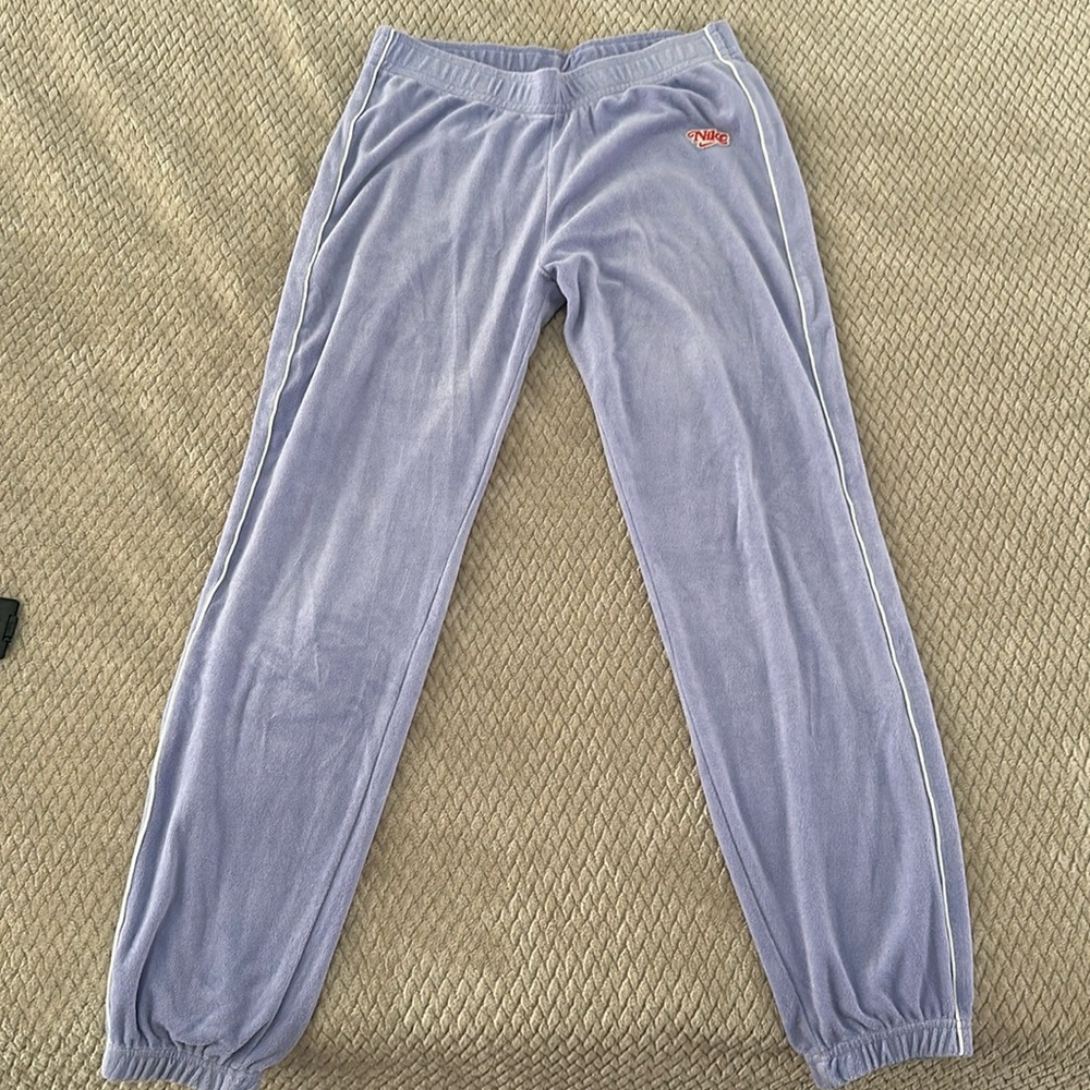 Nike Fuzzy Purple Pants